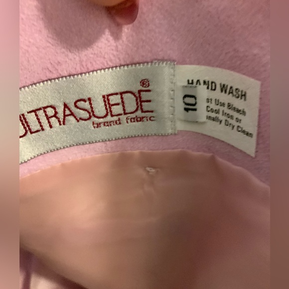 ULTRASUEDE Brand fabric Suit - shade of lavender size 10 - Picture 12 of 15
